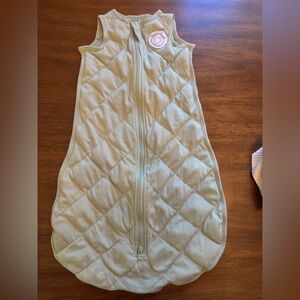 Quilted Sleep Sack for baby - sage green - dreamland sleep sack brand